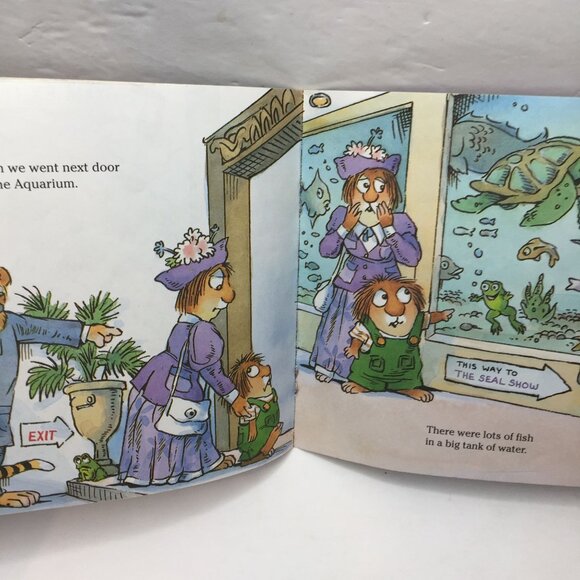 Vintage Lot 2 Kids Books Little Critter Just Me And My Mom Just My Friend And Me - Picture 10 of 12